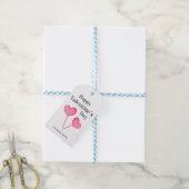 Süßes glückliches Valentinstag-Geschenk Geschenkanhänger (Mit Garn)