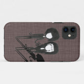 Süßes gothisches Emo-Pärchen Junge und Mädchen Case-Mate iPhone Hülle (Rückseite (Horizontal))