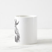 Süßes gothisches Mädchen Kaffeetasse (Mittel)