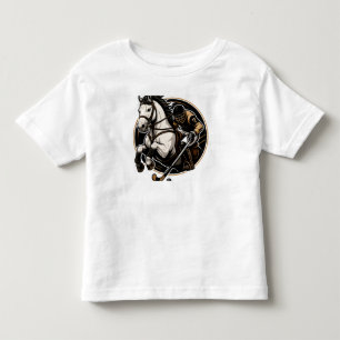 Süßes Grafik-T-Shirt mit schwarzem Pferd für Klein Kleinkind T-shirt