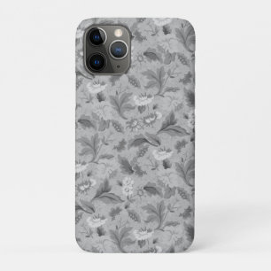 Süßes graues Blumenmuster Case-Mate iPhone Hülle