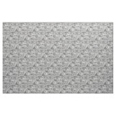 Süßes graues Blumenmuster Stoff (Yard (91,4 cm))