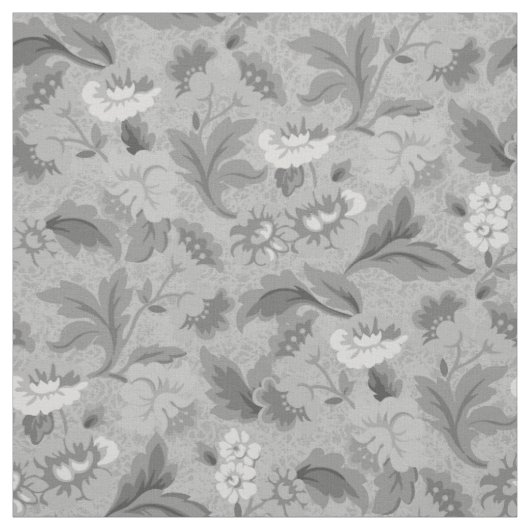 Süßes graues Blumenmuster Stoff (Muster)