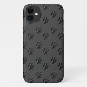 Süßes graues Pfotenmuster Case-Mate iPhone-Hülle iPhone Hülle