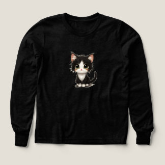 Süßes großes Kitten mit großen Augen – Chibi Schwa