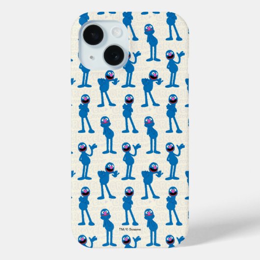 Süßes Grover-Muster Case-Mate iPhone Hülle (Rückseite)