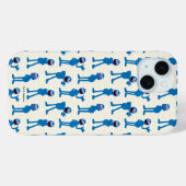Süßes Grover-Muster Case-Mate iPhone Hülle (Rückseite (Horizontal))