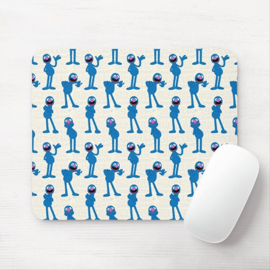 Süßes Grover-Muster Mousepad (Mit Mouse)