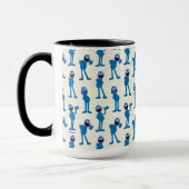 Süßes Grover-Muster Tasse (Links)