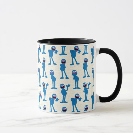 Süßes Grover-Muster Tasse (Rechts)