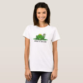 Süßes grünes Frosch-Design T-Shirt (Vorne ganz)