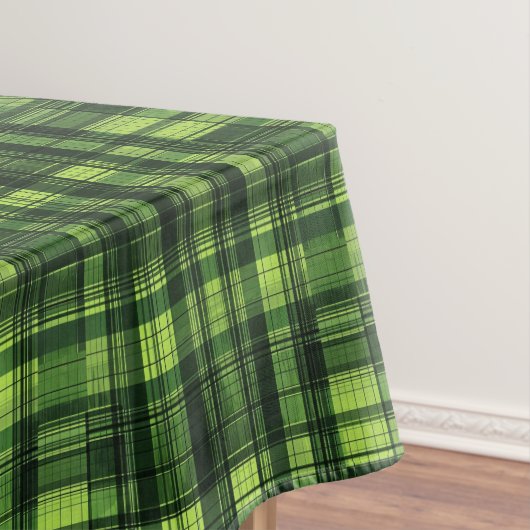 Süßes grünes Karomuster Tischdecke (Beispiel)