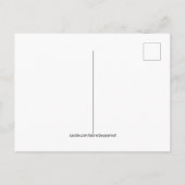 Süßes Grünes Käsekuchen, Liebe Papagei Postkarte (Rückseite)