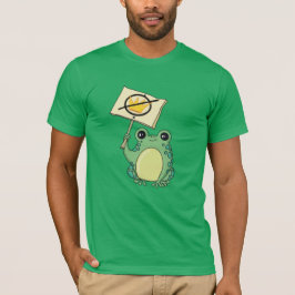 Süßes Grünes Keine Könige Frosch T-Shirt