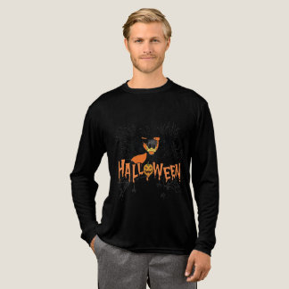 Süßes gruseliges Cartoon-Halloween-Design Tri-Blend Shirt