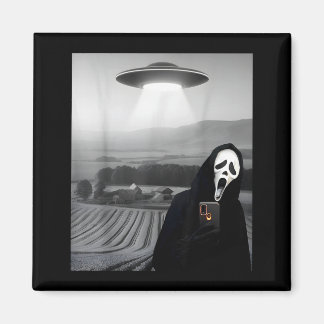 Süßes gruseliges Gesicht Horror Geist Selfie mit A Magnet