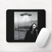 Süßes gruseliges Gesicht Horror Geist Selfie mit A Mousepad (Mit Mouse)