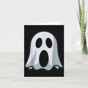 Süßes gruseliges Gespenst Halloween-Kostüm T-Shirt Karte