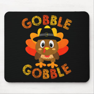 Süßes Gurgel Gurgel Truthahn Lgrim Kleine Jungen D Mousepad