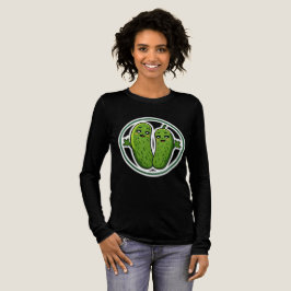 Süßes Gurken-Pärchen Lustiges Kawaii-Gurken-T-Shir Tri-Blend Shirt