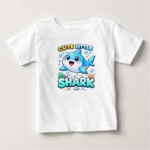 Süßes Haifisch-Shirt für Mädchen Baby T-shirt