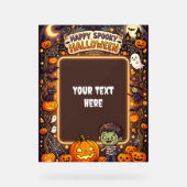 Süßes Halloween-Acrylschild #2 Acrylschild (Vorderseite)