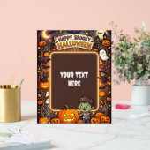 Süßes Halloween-Acrylschild #2 Acrylschild (Hochzeit)