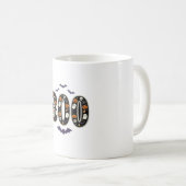 Süßes Halloween Boo Geist Kürbis Design Kaffeetasse (VorderseiteRechts)