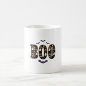 Süßes Halloween Boo Geist Kürbis Design Kaffeetasse (Mittel)