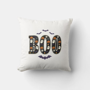Süßes Halloween Boo Geist Kürbis Design Kissen