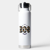 Süßes Halloween Boo Geist Kürbis Design Trinkflasche (Vorderseite)