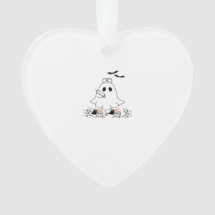 Süßes Halloween-Design mit Geist-Krankenschwester  Ornament