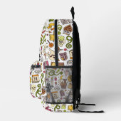 Süßes Halloween-Doodle-Muster Bedruckter Rucksack (Rechts)