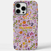 Süßes Halloween-Doodle-Muster Case-Mate iPhone Hülle (Rückseite)