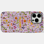 Süßes Halloween-Doodle-Muster Case-Mate iPhone Hülle (Rückseite (Horizontal))