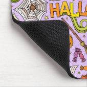 Süßes Halloween-Doodle-Muster Mousepad (Ecke)