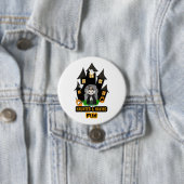 Süßes Halloween-Dracula-Schloss Button (Beispiel)