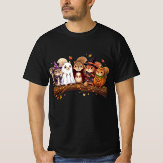 Süßes Halloween-Eichhörnchen-Kostüm Herbst-T-Shirt T-Shirt