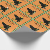 Süßes Halloween-Geburtstagsgeschenk Geschenkpapier (Ecke)
