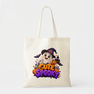 Süßes Halloween-Geist-T-Shirt - Kawaii Pastell-Spu Tragetasche