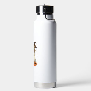 Süßes Halloween-Giraffen-Geister-Kürbis-Shirt-Desi Trinkflasche