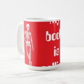 Süßes Halloween Gruseldesign Kaffeetasse (Vorderseite Links)