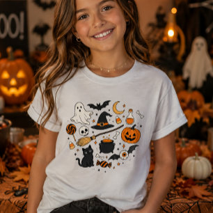 Süßes Halloween Gruseliges Spaß-Design T-Shirt