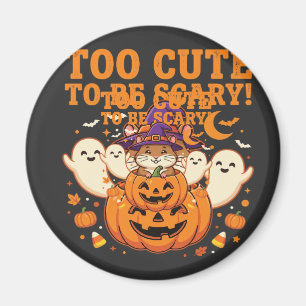 Süßes Halloween Hamster Kürbis Geist Design_1 Magnet