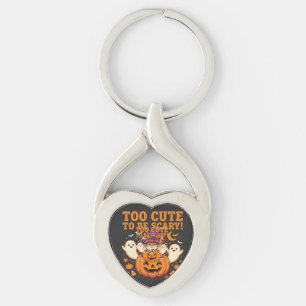 Süßes Halloween Hamster Kürbis Geist Design_1 Schlüsselanhänger