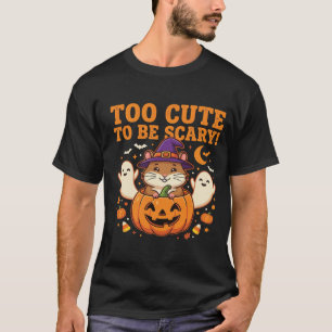 Süßes Halloween Hamster Kürbis Geist Design_1 T-Shirt
