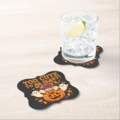 Süßes Halloween Hamster Kürbis Geist Design_1 Untersetzer (Vor Ort)