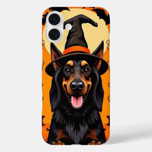 Süßes Halloween-Hund-Design Gruseliger Welpe Desig iPhone 16 Plus Hülle