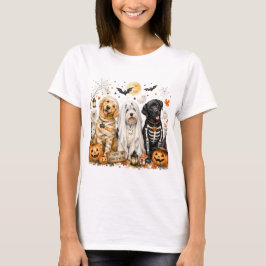 Süßes Halloween-Hunde-Grafik T-Shirt