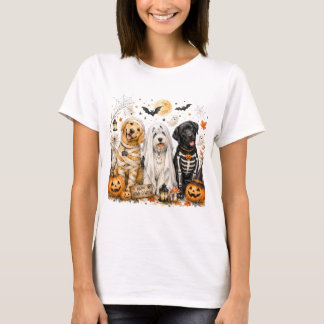 Süßes Halloween-Hunde-Grafik T-Shirt